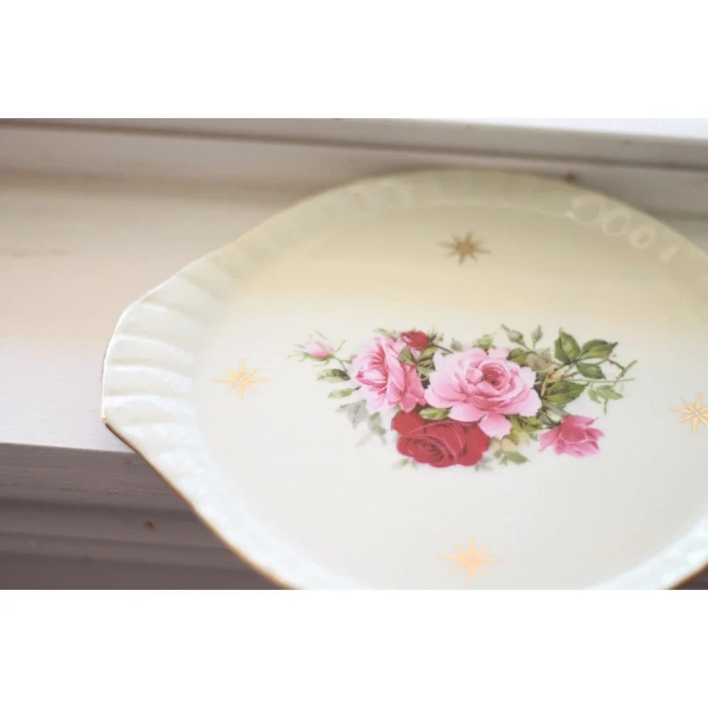 Miniature Tray Victorian Rose by Baum Brothers